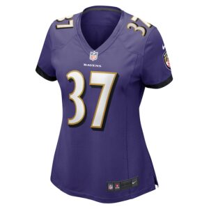 Kenyan Drake Baltimore Ravens Nike Women's  Game Jersey -  Purple photo 2 Jersey4u