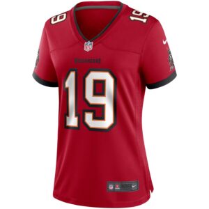 Keyshawn Johnson Tampa Bay Buccaneers Nike Women's Game Retired Player Jersey - Red photo 2 Jersey4u
