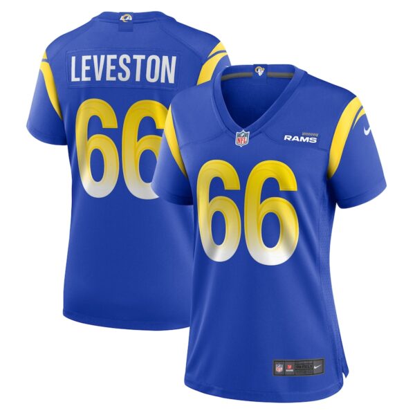 KT Leveston Los Angeles Rams Nike Women's  Game Jersey -  Royal photo 1 Jersey4u