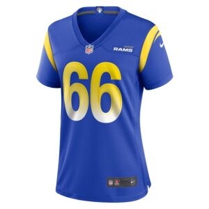 KT Leveston Los Angeles Rams Nike Women's  Game Jersey -  Royal photo 2 Jersey4u