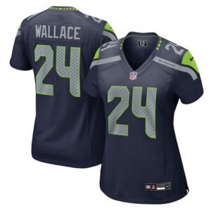 K'Von Wallace Seattle Seahawks Nike Women's  Game Jersey -  College Navy photo 1 Jersey4u