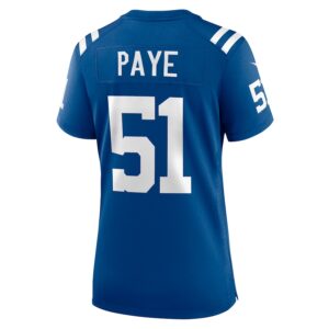 Kwity Paye Indianapolis Colts Nike Women's Game Jersey - Royal photo 3 Jersey4u