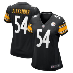 Kwon Alexander Pittsburgh Steelers Nike Women's  Game Jersey -  Black photo 1 Jersey4u