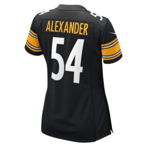 Kwon Alexander Pittsburgh Steelers Nike Women's  Game Jersey -  Black photo 3 Jersey4u