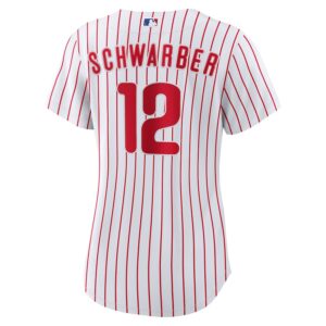 Kyle Schwarber Philadelphia Phillies Nike Women's Home Jersey4u Jersey - White photo 3 Jersey4u