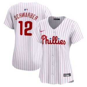 Kyle Schwarber Philadelphia Phillies Nike Women's  Home Limited Player Jersey - White photo 1 Jersey4u