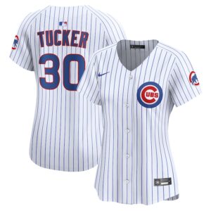 Kyle Tucker Chicago Cubs Nike Women's Home Limited Player Jersey – White photo 1 Jersey4u