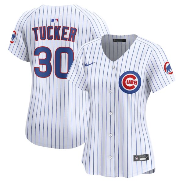 Kyle Tucker Chicago Cubs Nike Women's Home Limited Player Jersey – White photo 1 Jersey4u