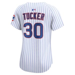 Kyle Tucker Chicago Cubs Nike Women's Home Limited Player Jersey – White photo 3 Jersey4u