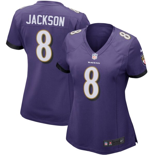 Lamar Jackson Baltimore Ravens Nike Women's Game Player Jersey - Purple photo 1 Jersey4u