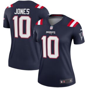 Mac Jones New England Patriots Nike Women's Legend Player Performance Top -  Navy photo 1 Jersey4u