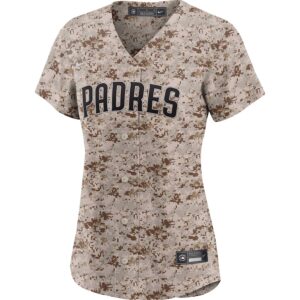 Manny Machado San Diego Padres Nike Women's USMC Alternate Jersey4u Player Jersey - Camo photo 2 Jersey4u