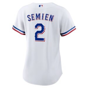 Marcus Semien Texas Rangers Nike Women's Home Jersey4u Player Jersey - White photo 3 Jersey4u