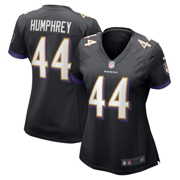 Marlon Humphrey Baltimore Ravens Nike Women's Game Jersey - Black photo 1 Jersey4u
