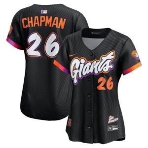 Matt Chapman San Francisco Giants Nike Women's 2025 City Connect Limited Jersey - Anthracite photo 1 Jersey4u