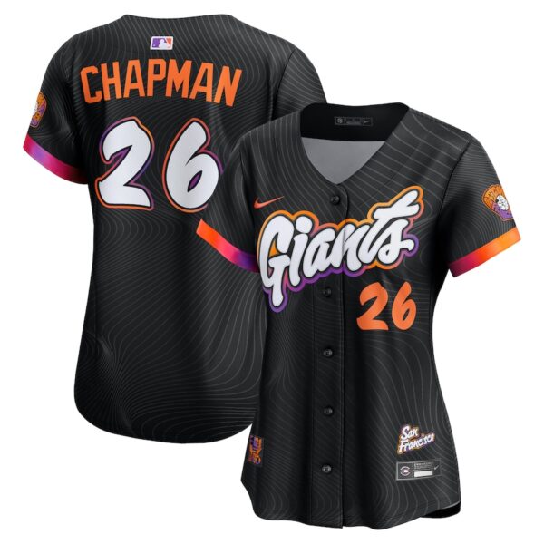 Matt Chapman San Francisco Giants Nike Women's 2025 City Connect Limited Jersey - Anthracite photo 1 Jersey4u