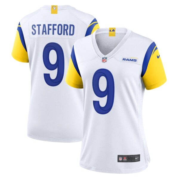 Matthew Stafford Los Angeles Rams Nike Women's Player Jersey - White photo 1 Jersey4u