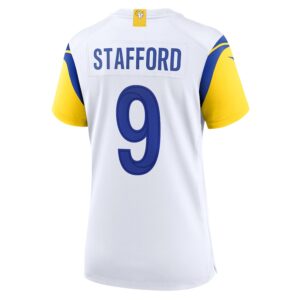 Matthew Stafford Los Angeles Rams Nike Women's Player Jersey - White photo 3 Jersey4u