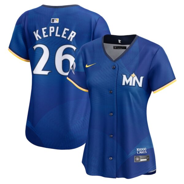 Max Kepler Minnesota Twins Nike Women's 2024 City Connect Limited Jersey - Royal photo 1 Jersey4u
