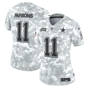 Micah Parsons Dallas Cowboys Nike Women's 2024 Salute to Service Limited Jersey - Arctic Camo photo 1 Jersey4u