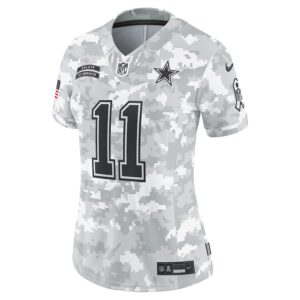 Micah Parsons Dallas Cowboys Nike Women's 2024 Salute to Service Limited Jersey - Arctic Camo photo 2 Jersey4u