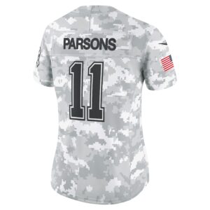 Micah Parsons Dallas Cowboys Nike Women's 2024 Salute to Service Limited Jersey - Arctic Camo photo 3 Jersey4u