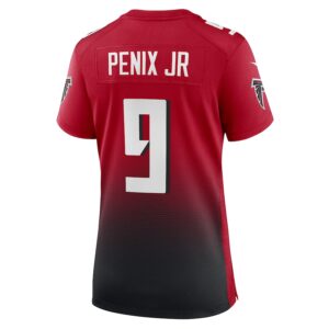 Michael Penix Jr. Atlanta Falcons Nike Women's Alternate Game Jersey -  Red photo 3 Jersey4u