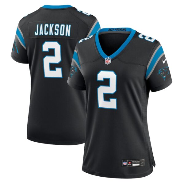 Mike Jackson Carolina Panthers Nike Women's  Game Jersey -  Black photo 1 Jersey4u