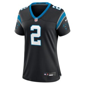 Mike Jackson Carolina Panthers Nike Women's  Game Jersey -  Black photo 2 Jersey4u