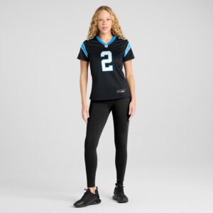 Mike Jackson Carolina Panthers Nike Women's  Game Jersey -  Black photo 4 Jersey4u