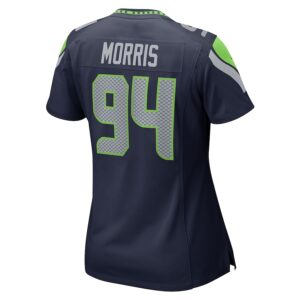 Mike Morris Seattle Seahawks Nike Women's  Game Jersey - College Navy photo 3 Jersey4u