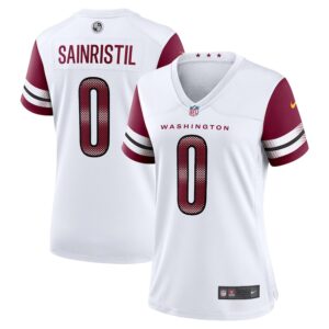 Mike Sainristil Washington Commanders Nike Women's Game Jersey -  White photo 1 Jersey4u