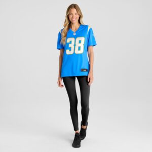 Milton Wright Los Angeles Chargers Nike Women's  Game Jersey - Powder Blue photo 4 Jersey4u