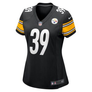 Minkah Fitzpatrick Pittsburgh Steelers Nike Women's  Game Jersey -  Black photo 2 Jersey4u