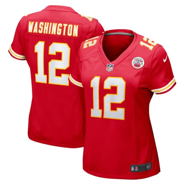 Montrell Washington Kansas City Chiefs Nike Women's Team Game Jersey -  Red photo 1 Jersey4u
