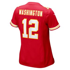 Montrell Washington Kansas City Chiefs Nike Women's Team Game Jersey -  Red photo 3 Jersey4u