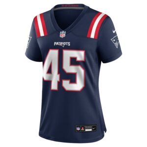 Monty Rice New England Patriots Nike Women's  Game Jersey -  Navy photo 2 Jersey4u
