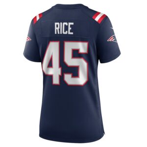 Monty Rice New England Patriots Nike Women's  Game Jersey -  Navy photo 3 Jersey4u