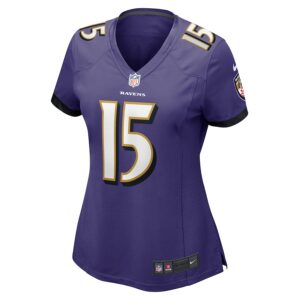 Nelson Agholor Baltimore Ravens Nike Women's Game Jersey - Purple photo 2 Jersey4u
