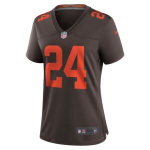 Nick Chubb Cleveland Browns Nike Women's Alternate Game Jersey - Brown photo 2 Jersey4u