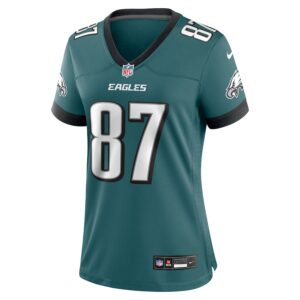 Nick Muse Philadelphia Eagles Nike Women's Team Game Jersey - Midnight Green photo 2 Jersey4u