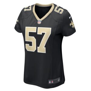 Niko Lalos New Orleans Saints Nike Women's Team Game Jersey -  Black photo 2 Jersey4u