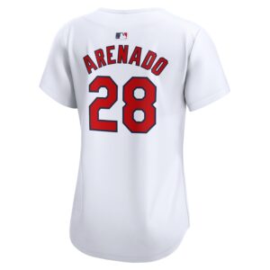 Nolan Arenado St. Louis Cardinals Nike Women's Home Limited Player Jersey - White photo 3 Jersey4u