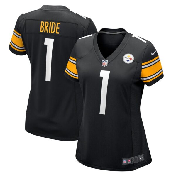 Number 1 Bride Pittsburgh Steelers Nike Women's Game Jersey - Black photo 1 Jersey4u