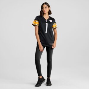 Number 1 Bride Pittsburgh Steelers Nike Women's Game Jersey - Black photo 4 Jersey4u