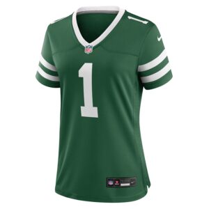 Number 1 Bride New York Jets Nike Women's Game Jersey - Legacy Green photo 2 Jersey4u