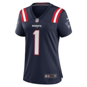 Number 1 Bride New England Patriots Nike Women's Game Jersey - Navy photo 2 Jersey4u