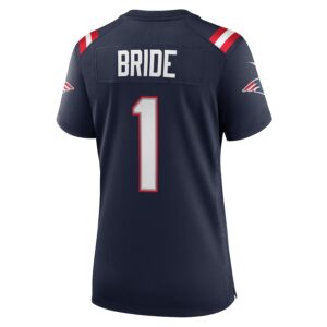 Number 1 Bride New England Patriots Nike Women's Game Jersey - Navy photo 3 Jersey4u