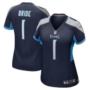 Number 1 Bride Tennessee Titans Nike Women's Game Jersey - Navy photo 1 Jersey4u