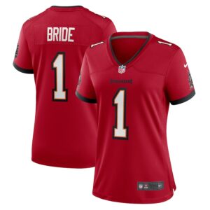 Number 1 Bride Tampa Bay Buccaneers Nike Women's Game Jersey - Red photo 1 Jersey4u